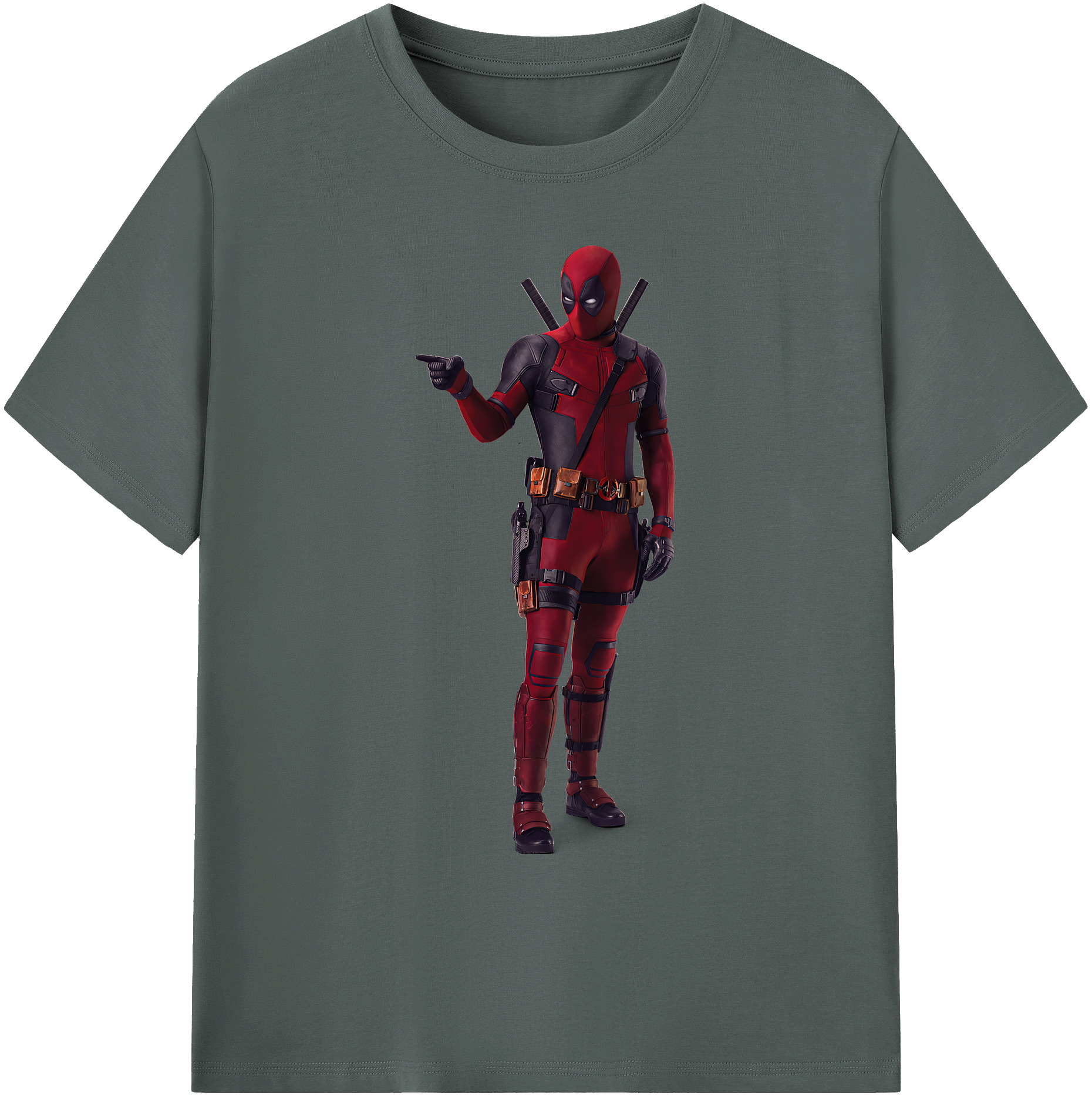 （画像用） Deadpool デッドプール 綿100％ メンズ半袖Tシャツ｜肌触りやわらか＆通気性